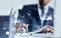 Someone analyzes research data from NACE's Winter Salary Survey.