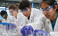 Stem students at work.
